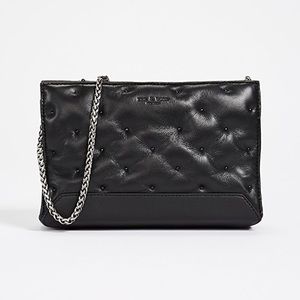 Rag & Bone Black Studs Mini Compass Bag
